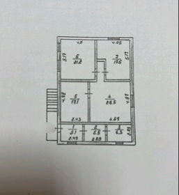 3-комн. вторичка, 99 м<sup>2</sup>, поверх 2/2